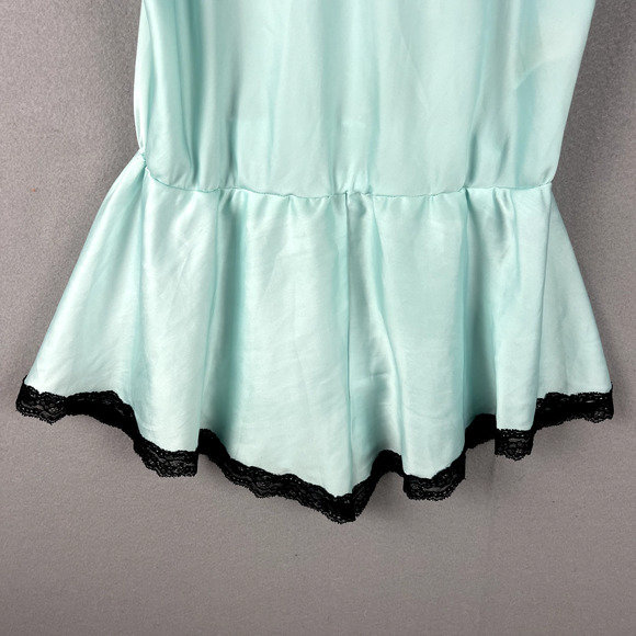 Kate Spade Satin Lingerie Romper Womens Medium Lace Trim Fairy Dainty Delicate - Picture 3 of 16